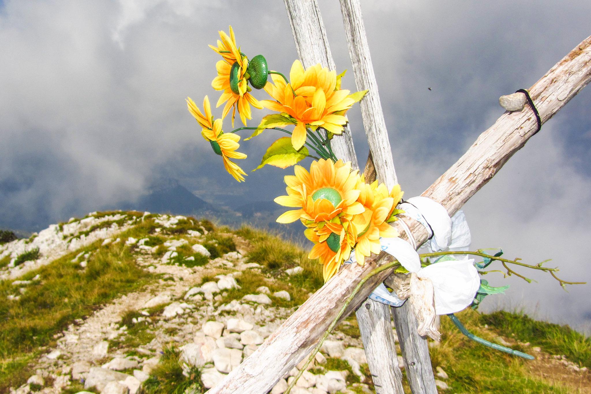 Das Gipfelkreuz der Cima delle Pozzette Das Gipfelkreuz der Cima delle Pozzette