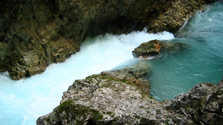 Die wilde alte LeutaschklammDie wilde alte Leutaschklamm