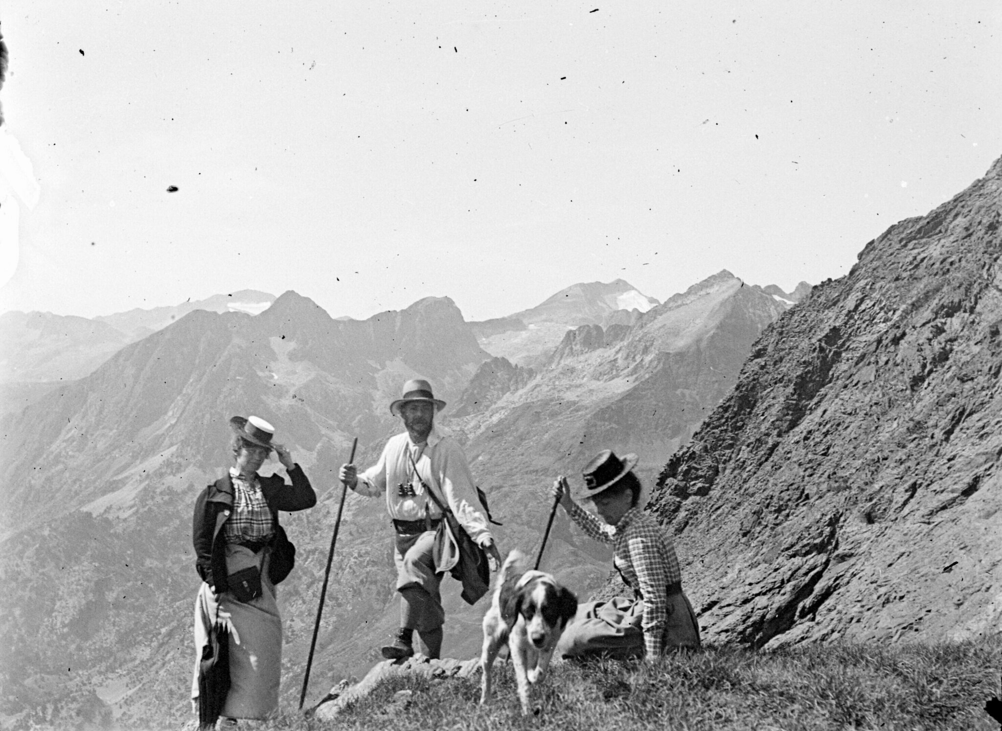 Au port de Venasque, Luchon, septembre 1899, Bibliothèque de Toulouse, Flickr commons