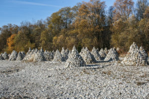 Hier sieht man gut, wie viele Pyramiden an der ISar standen