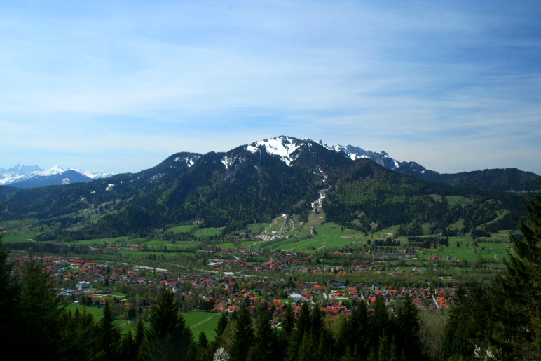 Von der Denkalm aus hat man einen tollen Blick auf das Brauneck