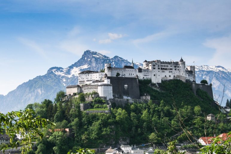 Blick hinüber zur Festung Hohensalzburg