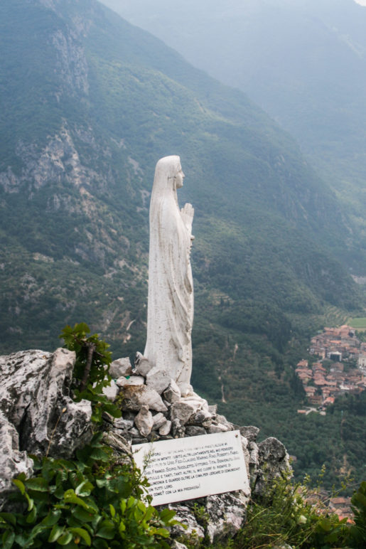 Die Madonnenfigur am Monte Colodri