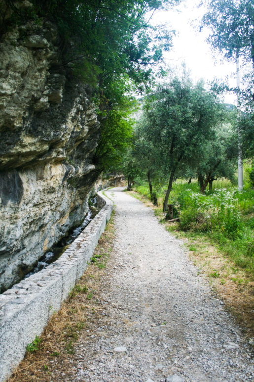 Auf dem Weg von Torbole zu den Marmitte dei Giganti