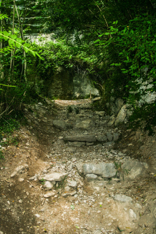 Der Weg wird steiniger und steiler