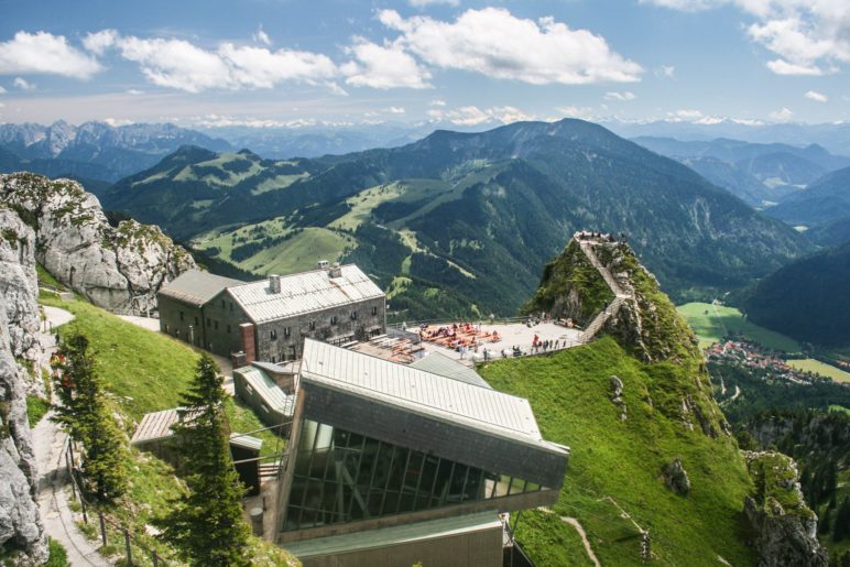 Wendelsteinhaus, Seilbahnstation und Aussichtspunkt Gacher Blick