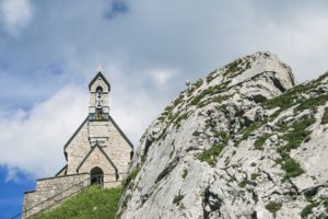 Unser Ziel: Der Wendelstein mit der bekannten Kapelle