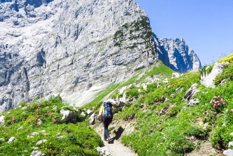 Auf dem Weg zum Hohljoch