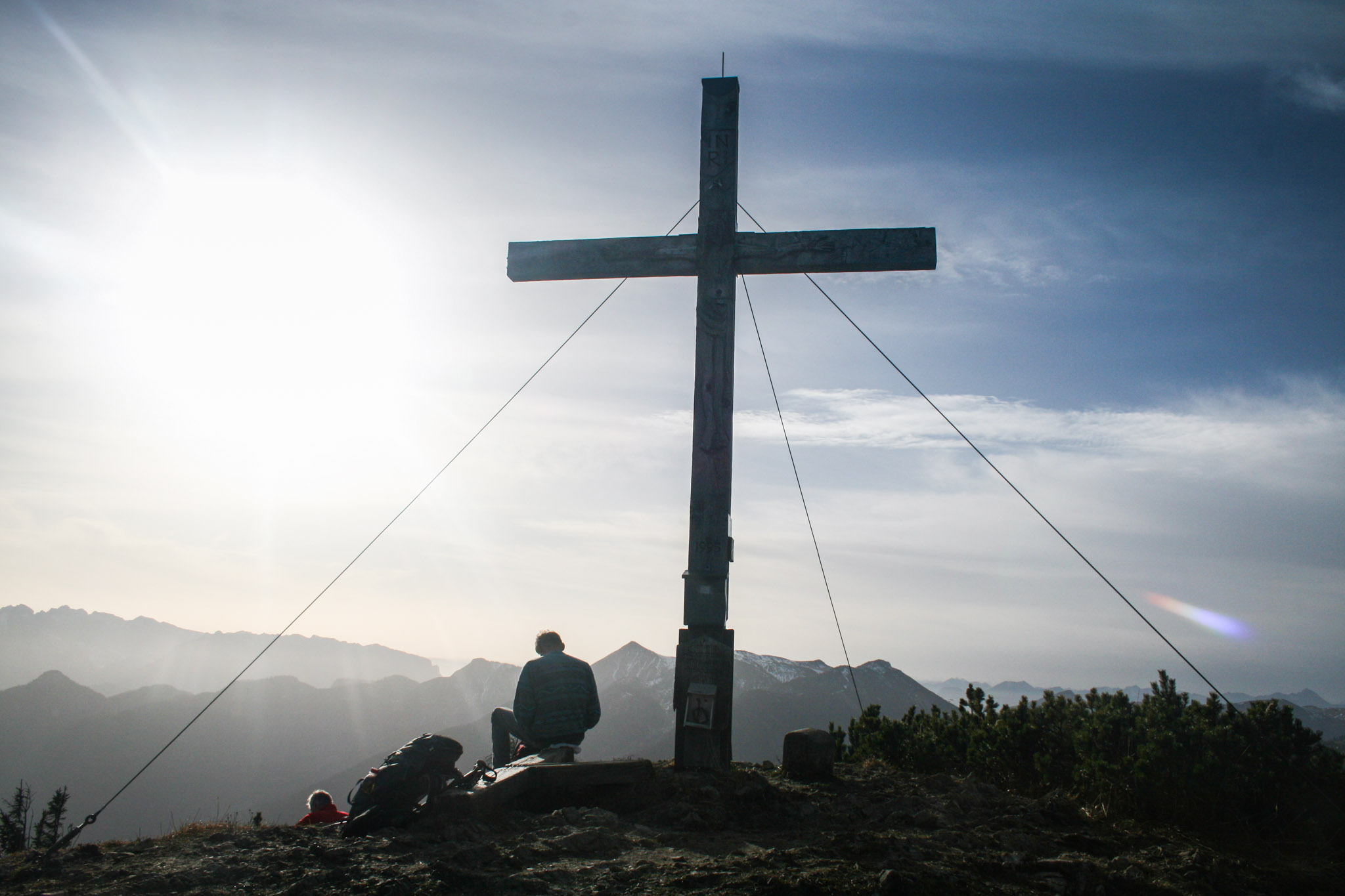 Gipfelkreuz der Hochplatte