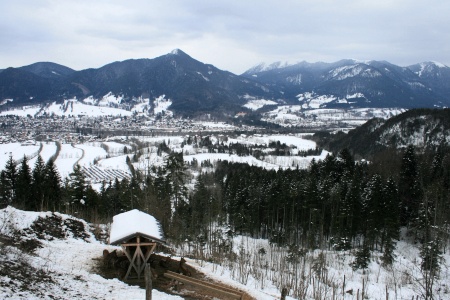 Blick von der Reiseralm über Lenggries