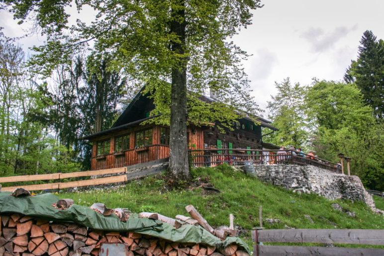 Das Gasthaus Werdenfelser Hütte