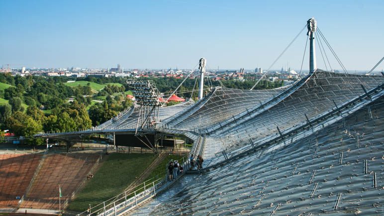 Die Zeltdachtour auf dem Olympiastadion