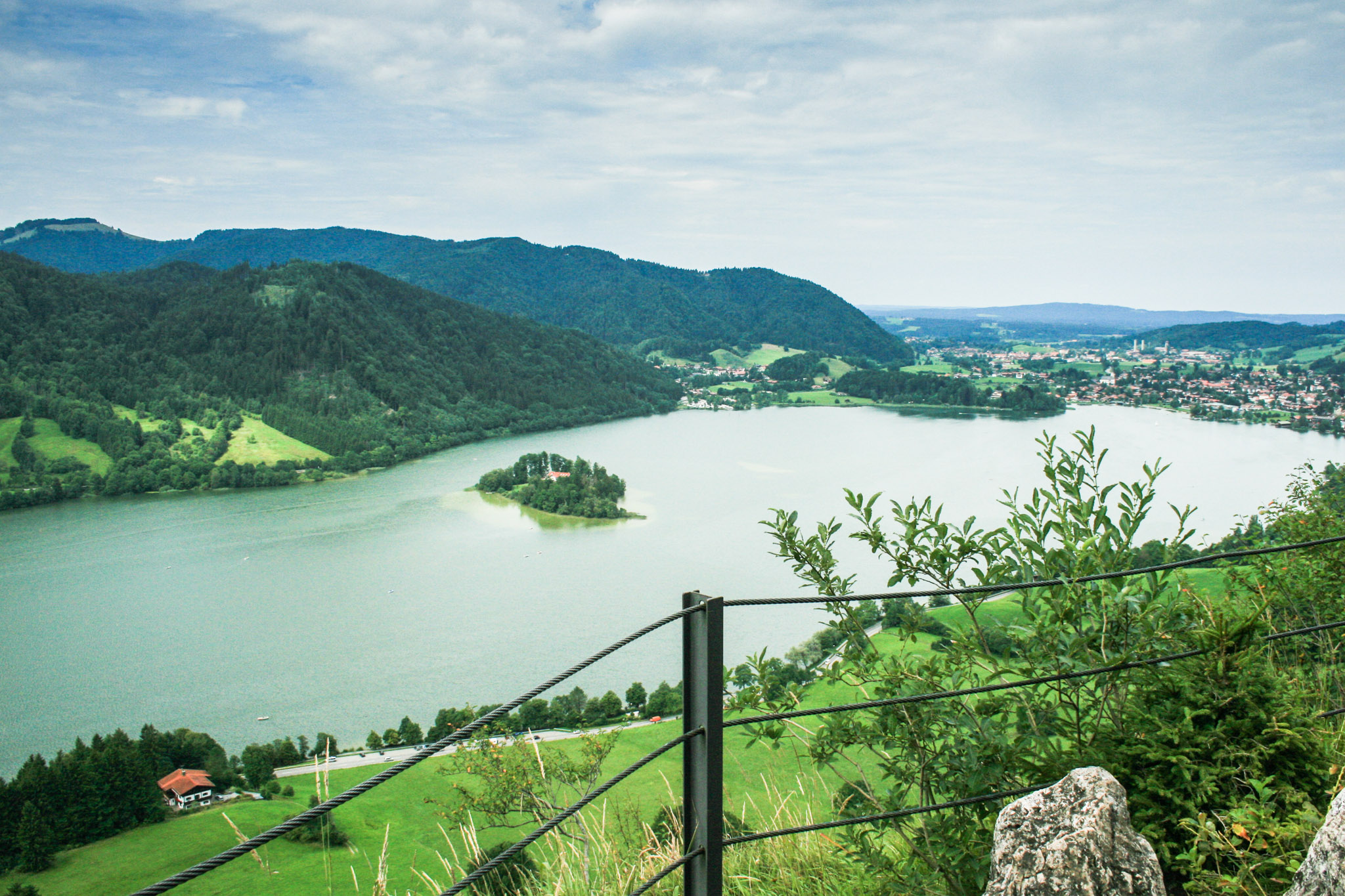 Aussicht von Hohenwaldeck auf den Schliersee Aussicht von Hohenwaldeck auf den Schliersee