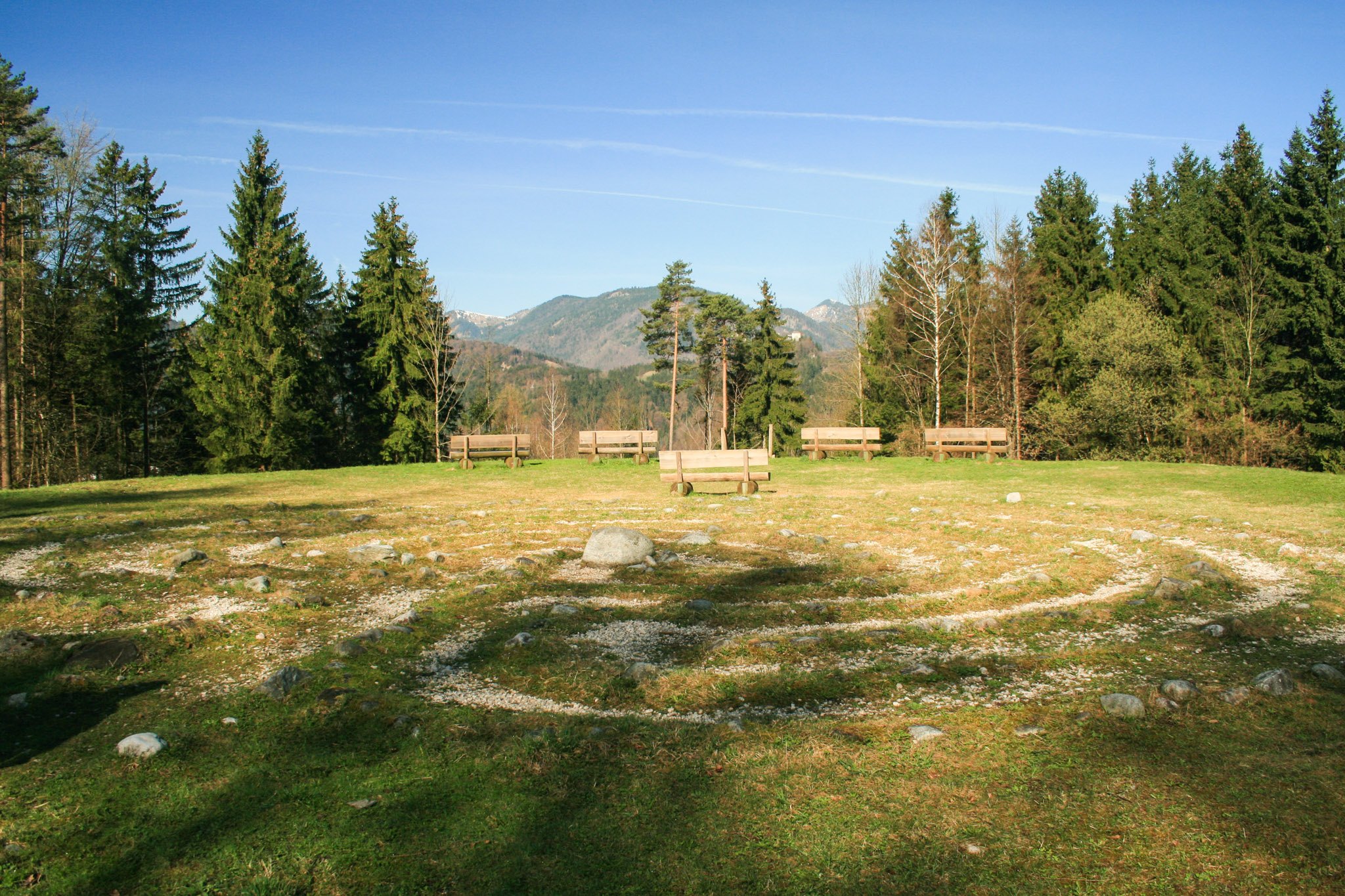 Ein keltischer Steinkreis bei Kufstein Ein keltischer Steinkreis bei Kufstein