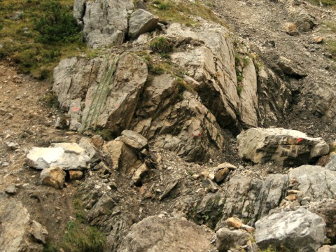 Die Eisenleiter auf dem Weg zum Klamml Die Eisenleiter auf dem Weg zum Klamml