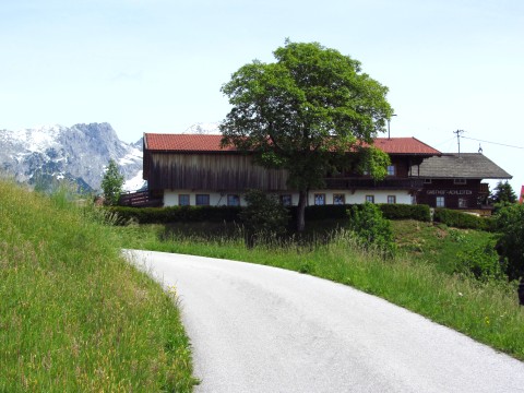 Nur noch wenige Meter zum Gasthof Achleiten