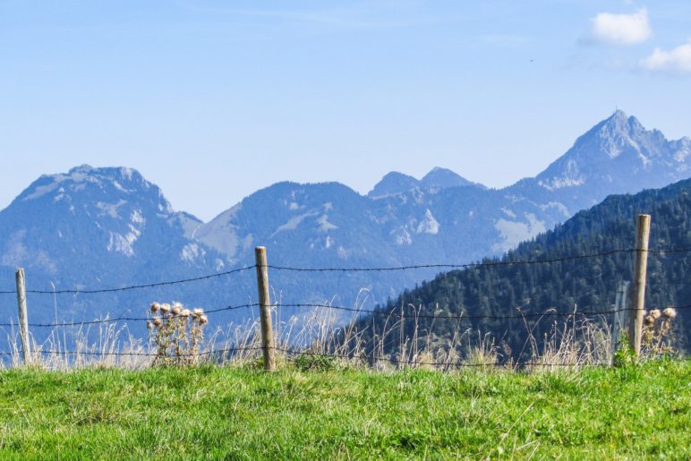 Schöner Blick auf Breitenstein und Wendelstein