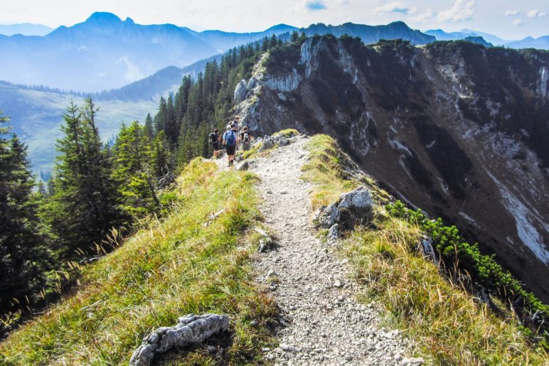 Ein leichtes Wegstück auf dem Gratweg