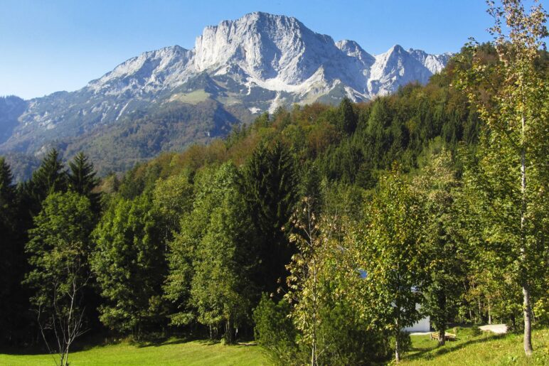 Der Untersberg, von Ettenberg aus gesehen