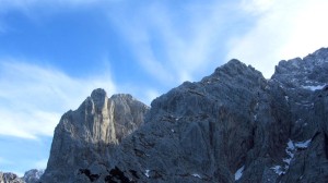Predigtstuhl, Fleischbank und tolle Wolken