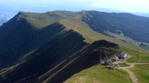 Die letzten zehn Minuten Wanderung führen zur Bergstation des Sessellifts Prada