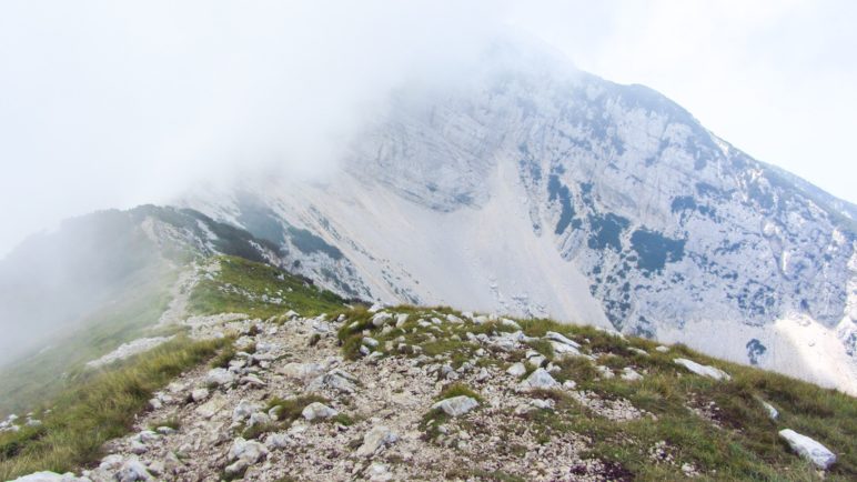 So sah es am Monte Baldo wenige Tage vorher aus, auf der Tour delle Cime hatten wir aber keinen Nebel