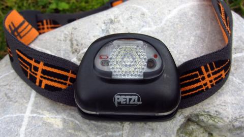 Die Petzl Tikka2 XP mit Streulichtscheibe Die Petzl Tikka2 XP mit Streulichtscheibe