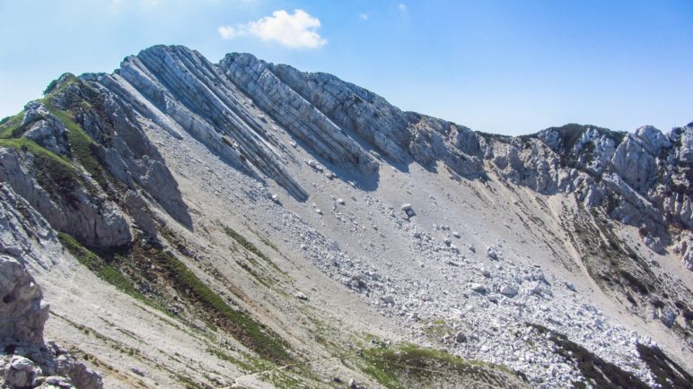 Der Monte Baldo zeigt seine unwirtliche Seite