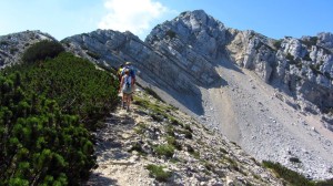 Weg Zur Cima Longione und Cima Valdritta