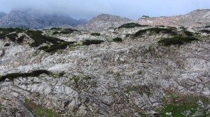 Ein letzter Blick zum Ingolstädter Haus im Steinernen Meer