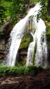 Der Wasserfall am Königssee