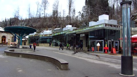 Das Besucherzentrum des Salzbergwerks Berchtesgaden