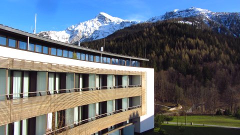 Der Blick ins Innere des Hufeisens und auf die Berge Der Blick ins Innere des Hufeisens und auf die Berge