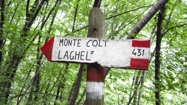 Hier geht's zum Monte Colt und nach Laghel