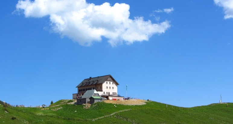 Das frisch renovierte Rotwandhaus