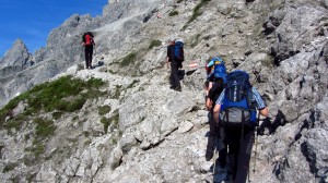 Aufstieg zum Steiglpass