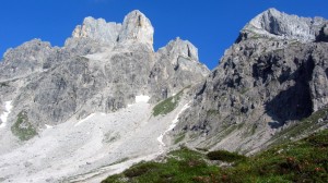 Die Bischofsmütze und das große Schuttkar