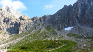 Unser Aufstiegsweg zum Steiglpass