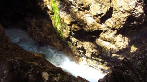 Ein Blick in die Klamm.