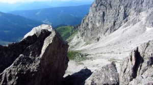 Ein kurzer Blick zurück zur Hofpürglhütte