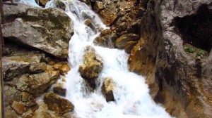 Wildwasser in der Höllentalklamm