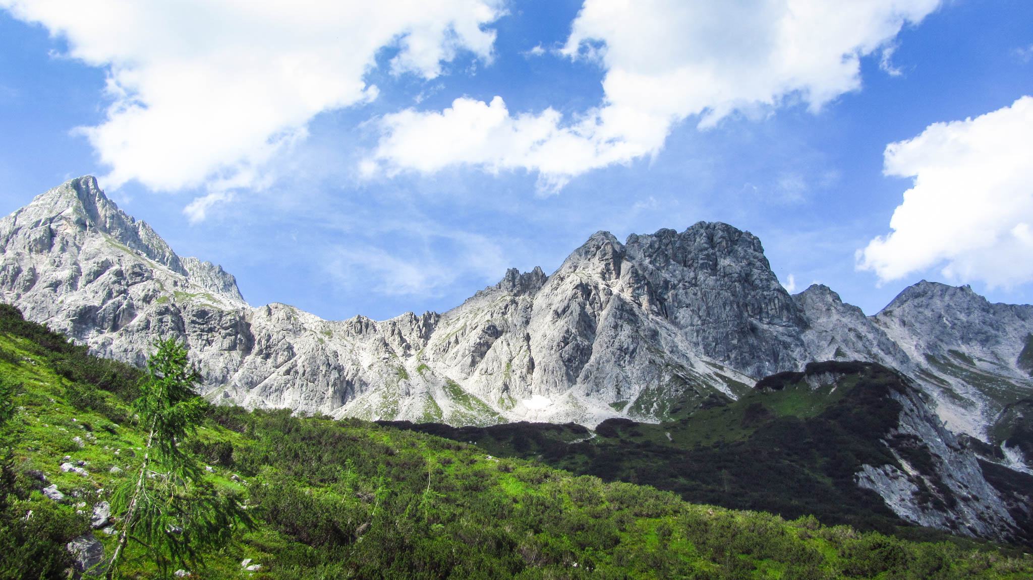 Ein letzter Blick zum Steiglpass