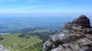 Toller Blick auf den Chiemsee und den Chiemgau von der Kampenwand