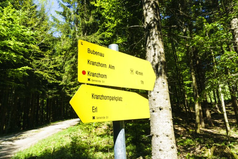 Wir folgen den Wegweisern Richtung Bubenau