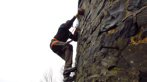 Der Mauertanz-Klettersteig der Enzianhütte