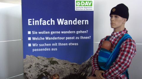 Einfach Wandern - mit einem eigenen Stand in der 4. Etage Einfach Wandern - mit einem eigenen Stand in der 4. Etage