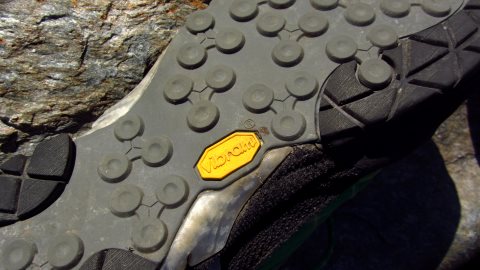 Die Vibram Fire Sole des Salewa Firetail GTX