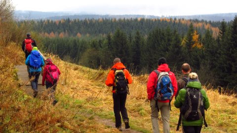 Wandern in der Rhön - von der Wasserkuppe zur Fuldaquelle