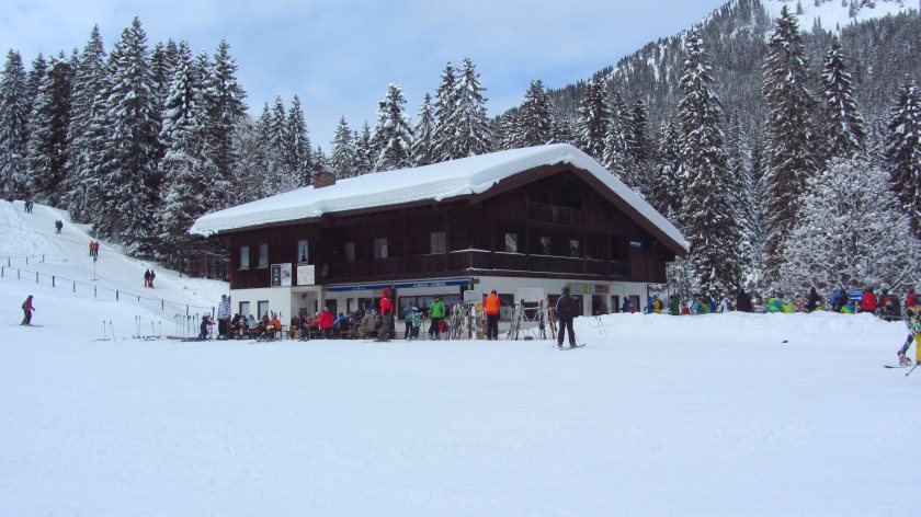 Das Liftstüberl an der Talstation des Kurvenlifts