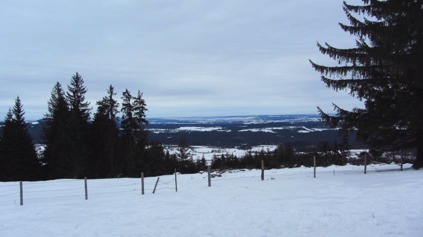 Das ist mal ein schicker Ausblick, direkt von der Rodelbahn